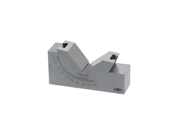 Helios 0525 103 Justerbar V-blokk 0-60° 102 x 46 x 46 mm, shafts 40 mm 
